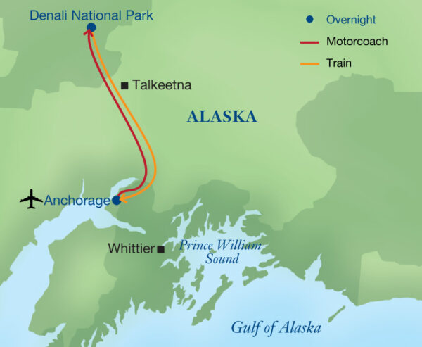 Anchorage to Talkeetna