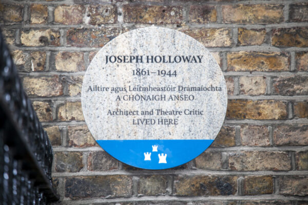 Dublin City Council Plaque Unveiling for Joseph Holloway, Architect & Theatre Critic