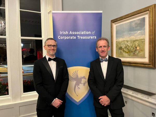 Alan Bluett at the Irish Association of Corporate Treasurers Gala Dinner