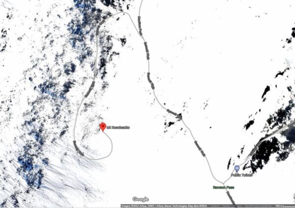 Mount Kosciuszko courtesy Google Map