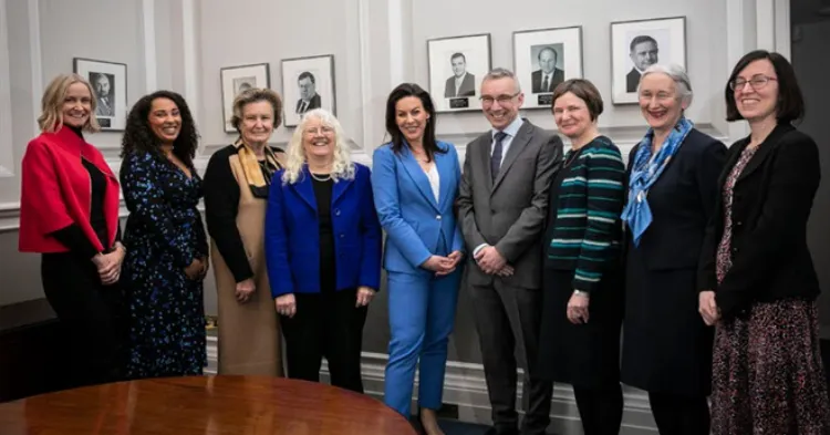 The Panel attends the Ireland’s Women in Finance Charter event at Government buildings with Minister for State Jennifer Carroll MacNeill